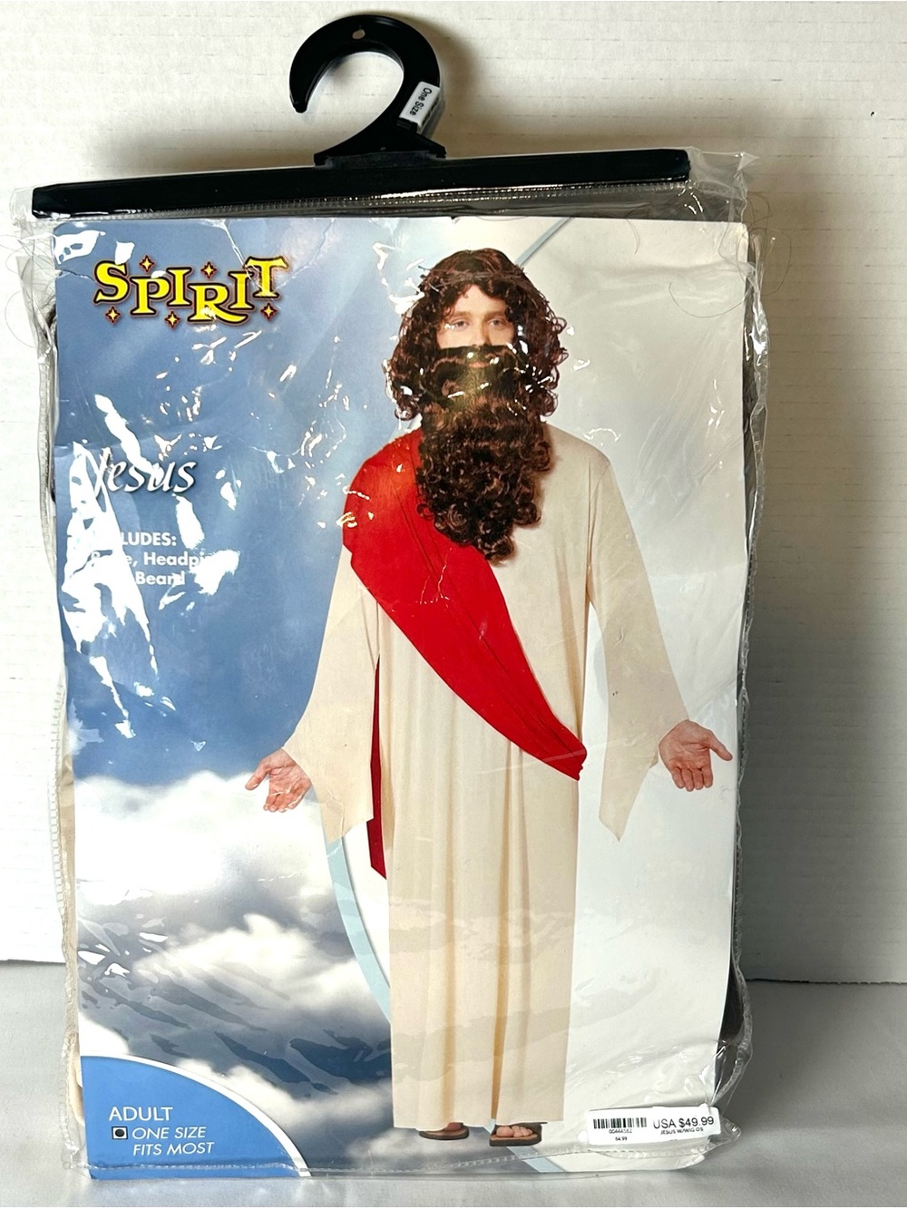 New Spirit Halloween costume Jesus Adult One Size Fits Most